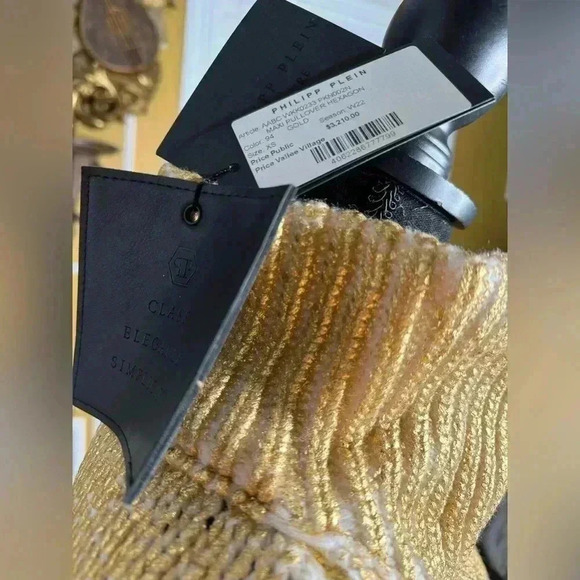 LIMITED EDITION PHILIPP PLEIN
MAXI PULLOVER HEXAGON 💯 Wool - Picture 10 of 15